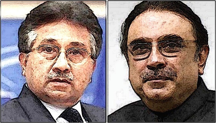 Asif Ali Zardari vs Musharaf