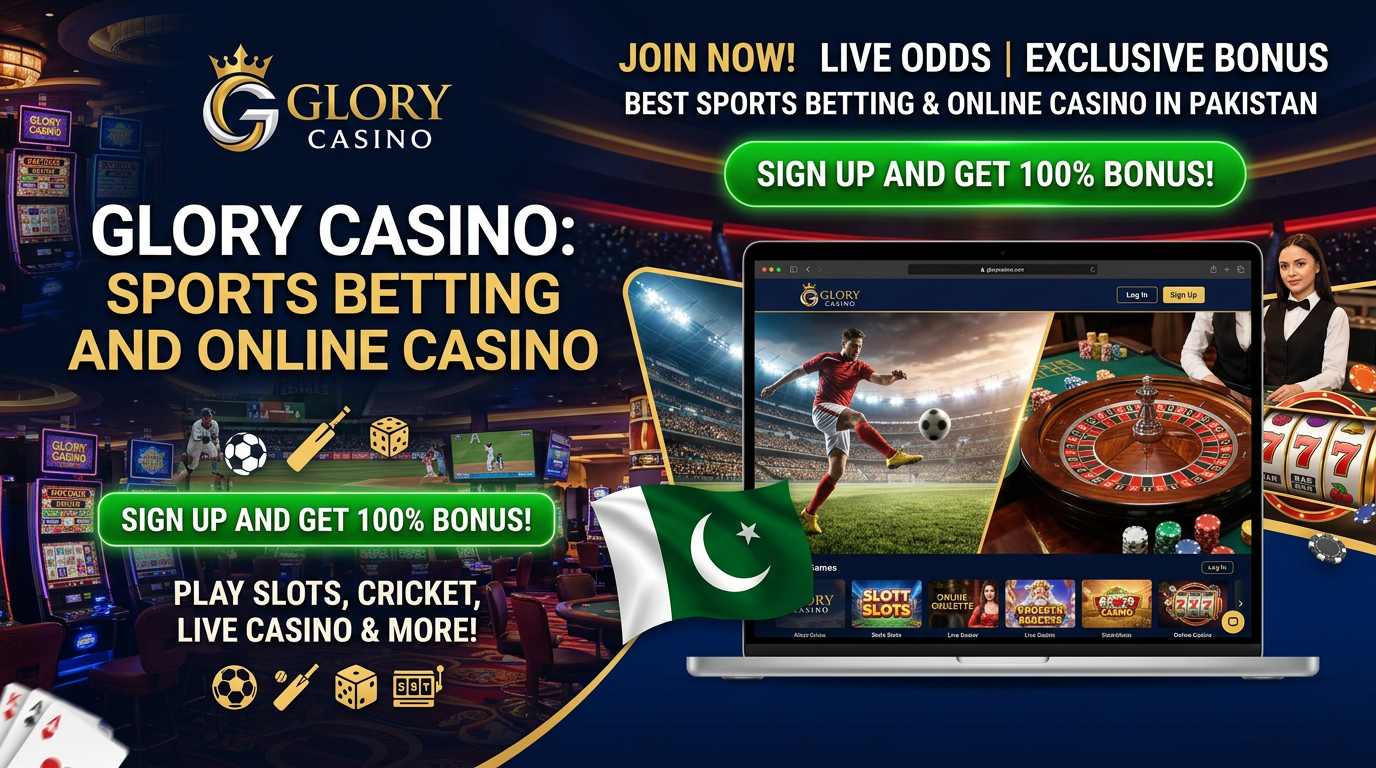 Glory Casino Game and Sportsbook in Pakistan
